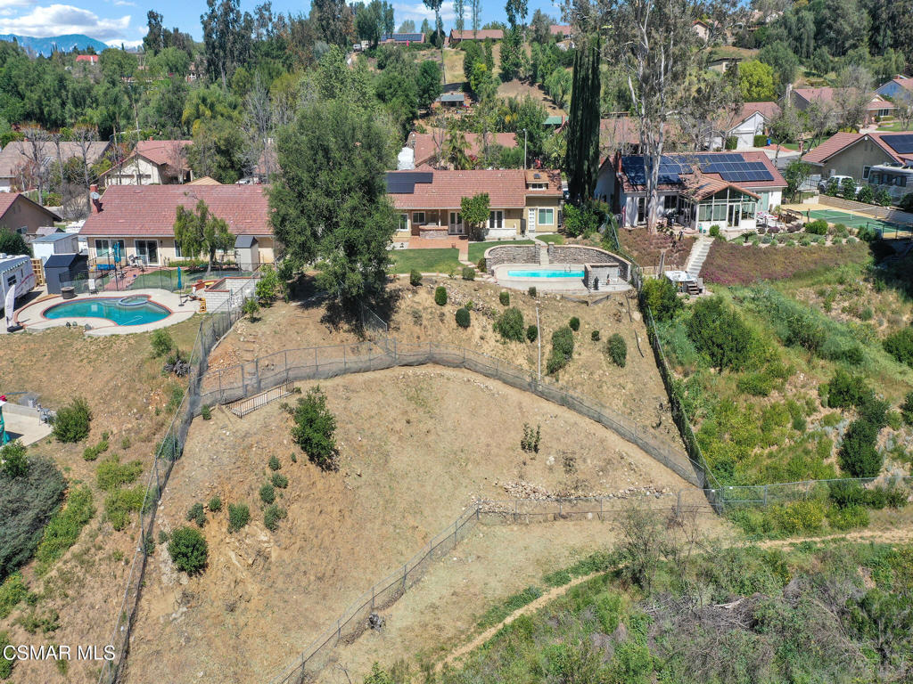 1590 Meander Drive Simi Valley, CA 93065 - Photo 52 of 57 an aerial view of residential houses with outdoor space