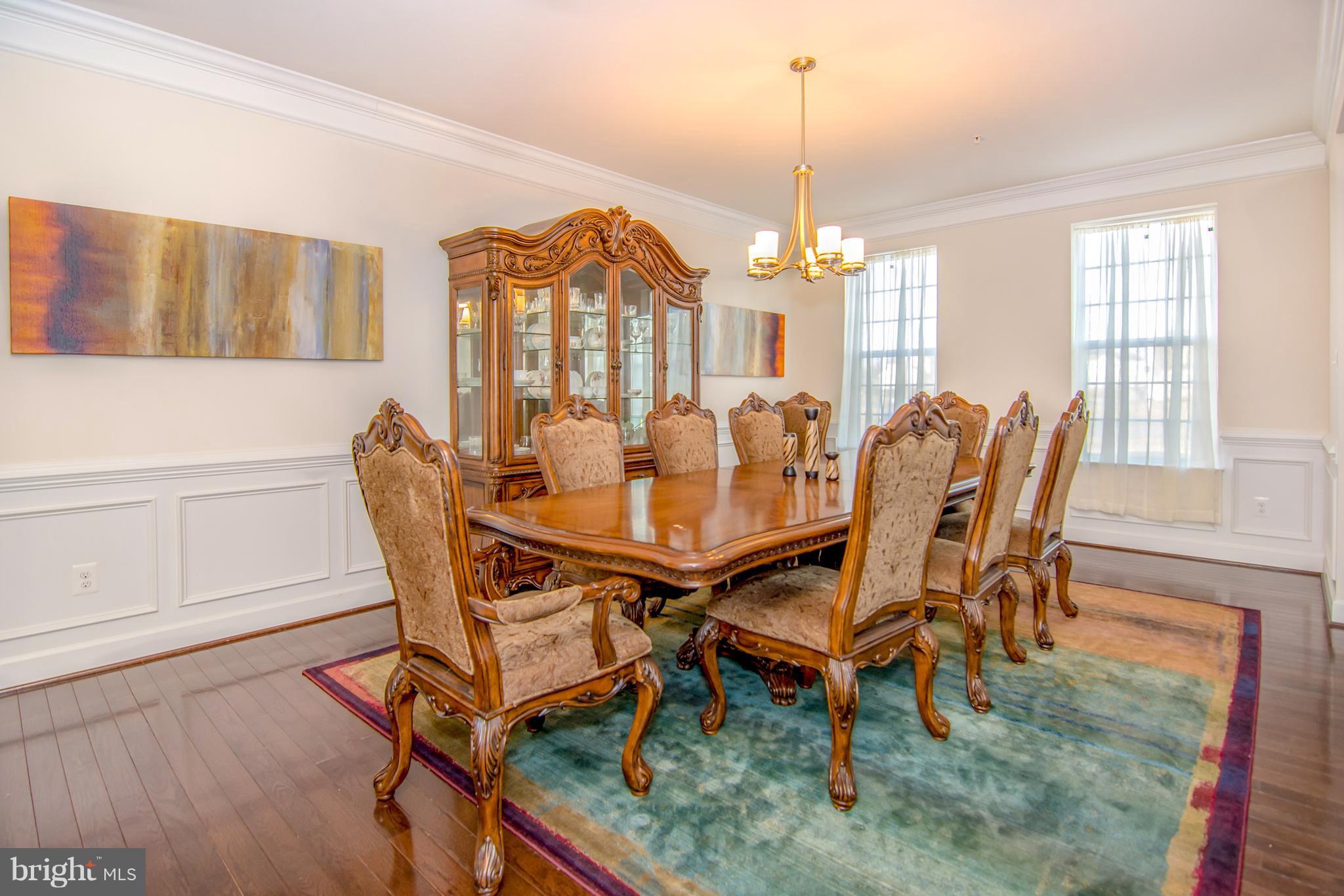 Expansive Formal Dining Room with Seating for 16