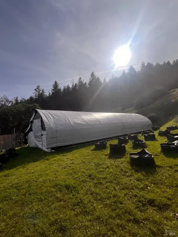 a view of an ocean beach