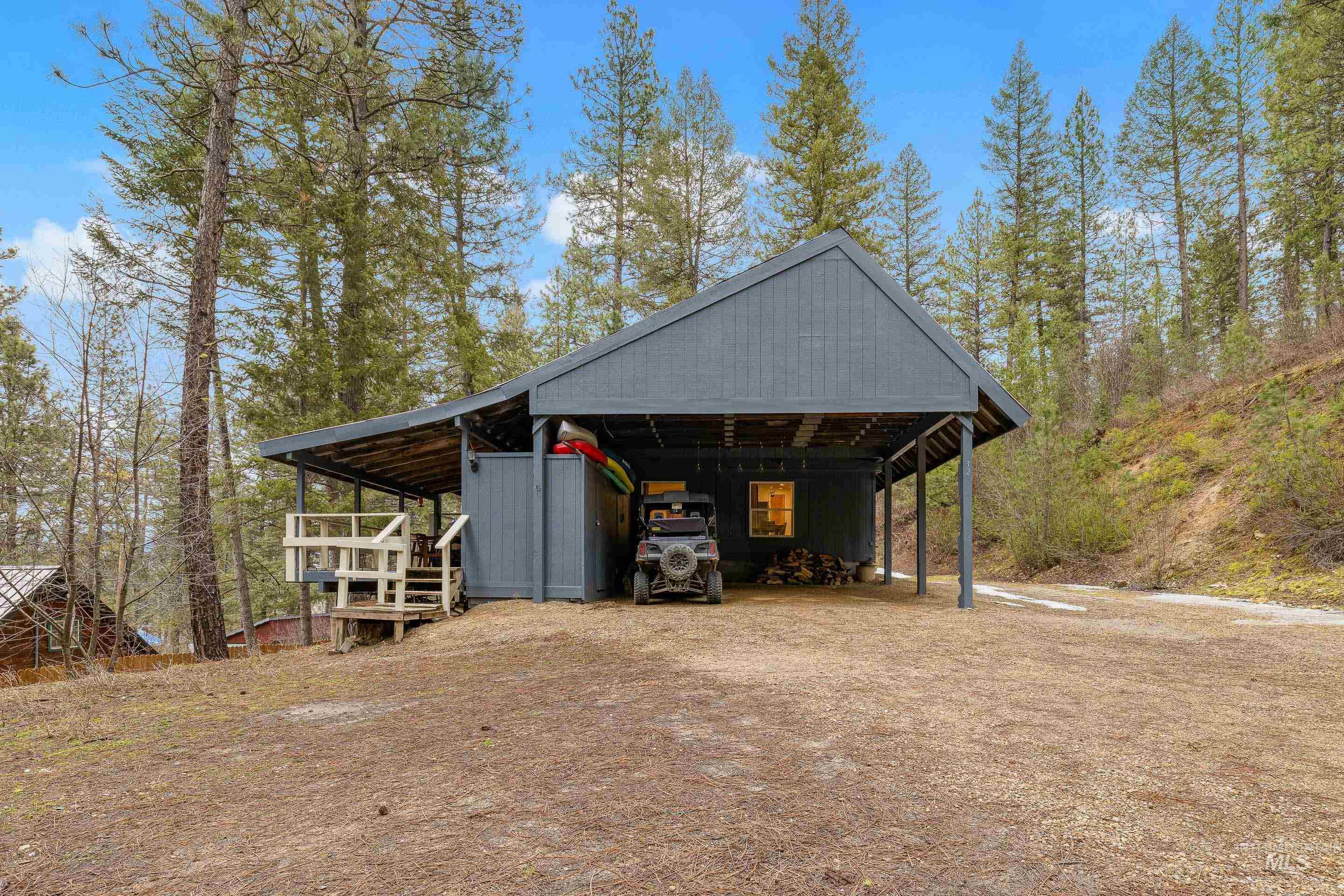 32 Sky Ridge Drive Garden Valley, ID 83622 - Photo 33 of 37 View of pole building with a carport