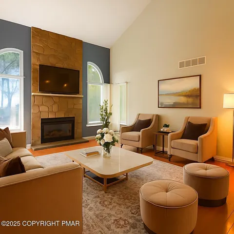 a bedroom with a bed and a cabinets