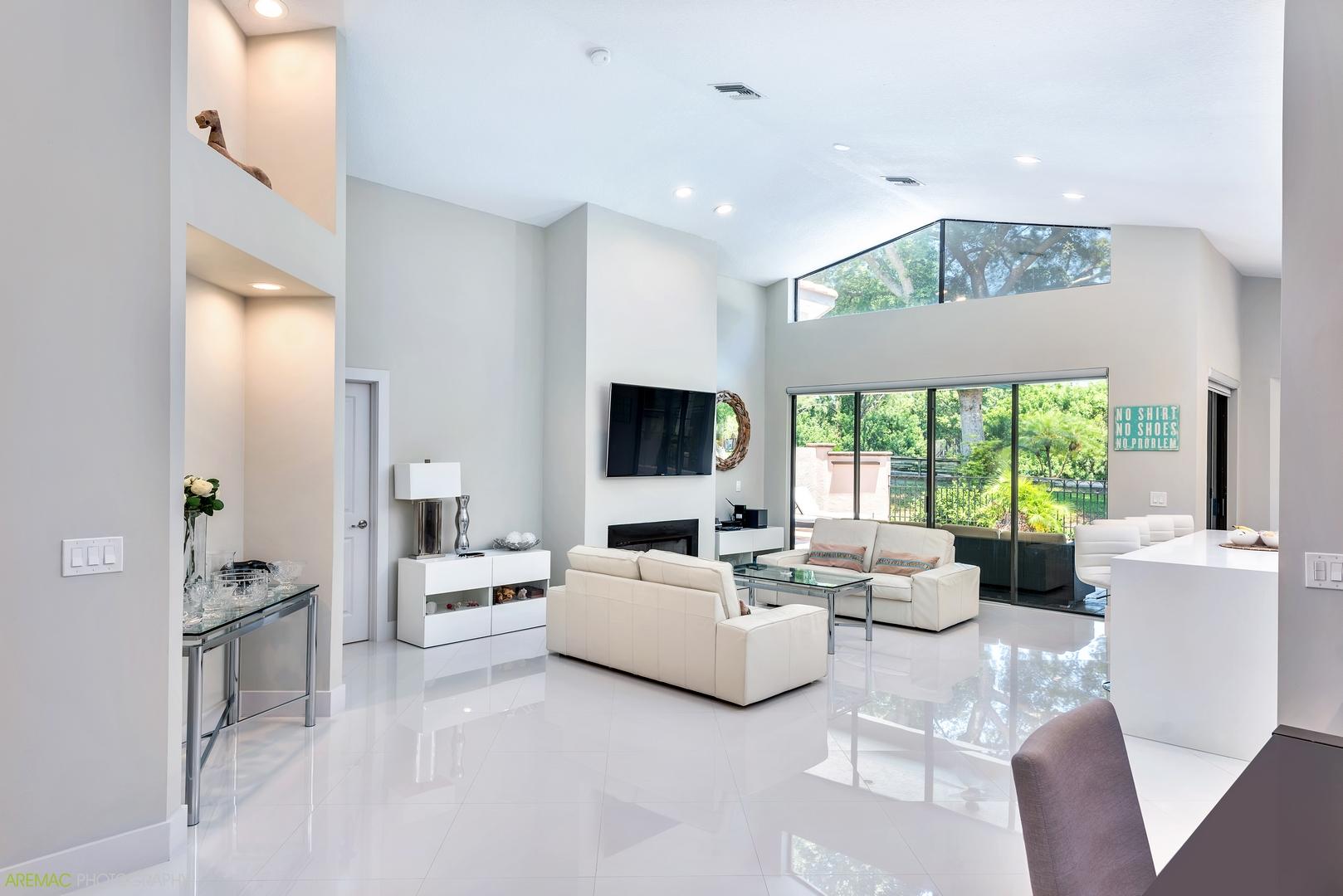 5900 Northwest 21st Avenue Boca Raton, FL 33496 - Photo 13 of 37 vaulted, bright interior