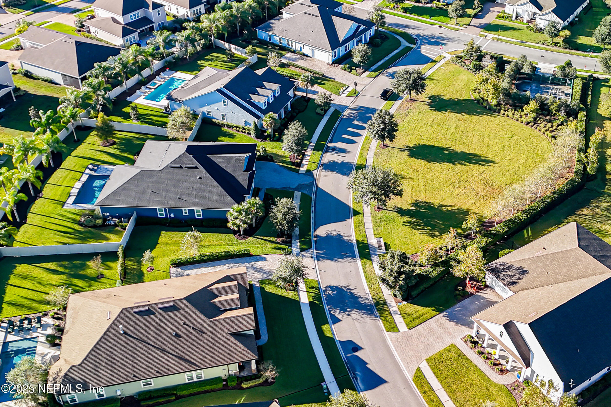 375 Kirkside Avenue St. Augustine, FL 32095 - Photo 33 of 49 an aerial view of residential houses with outdoor space and swimming pool