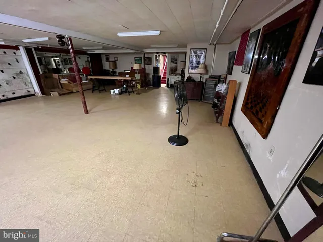 a view of game room with window