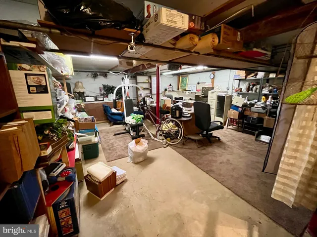 a view of a storage room with lots of stuff