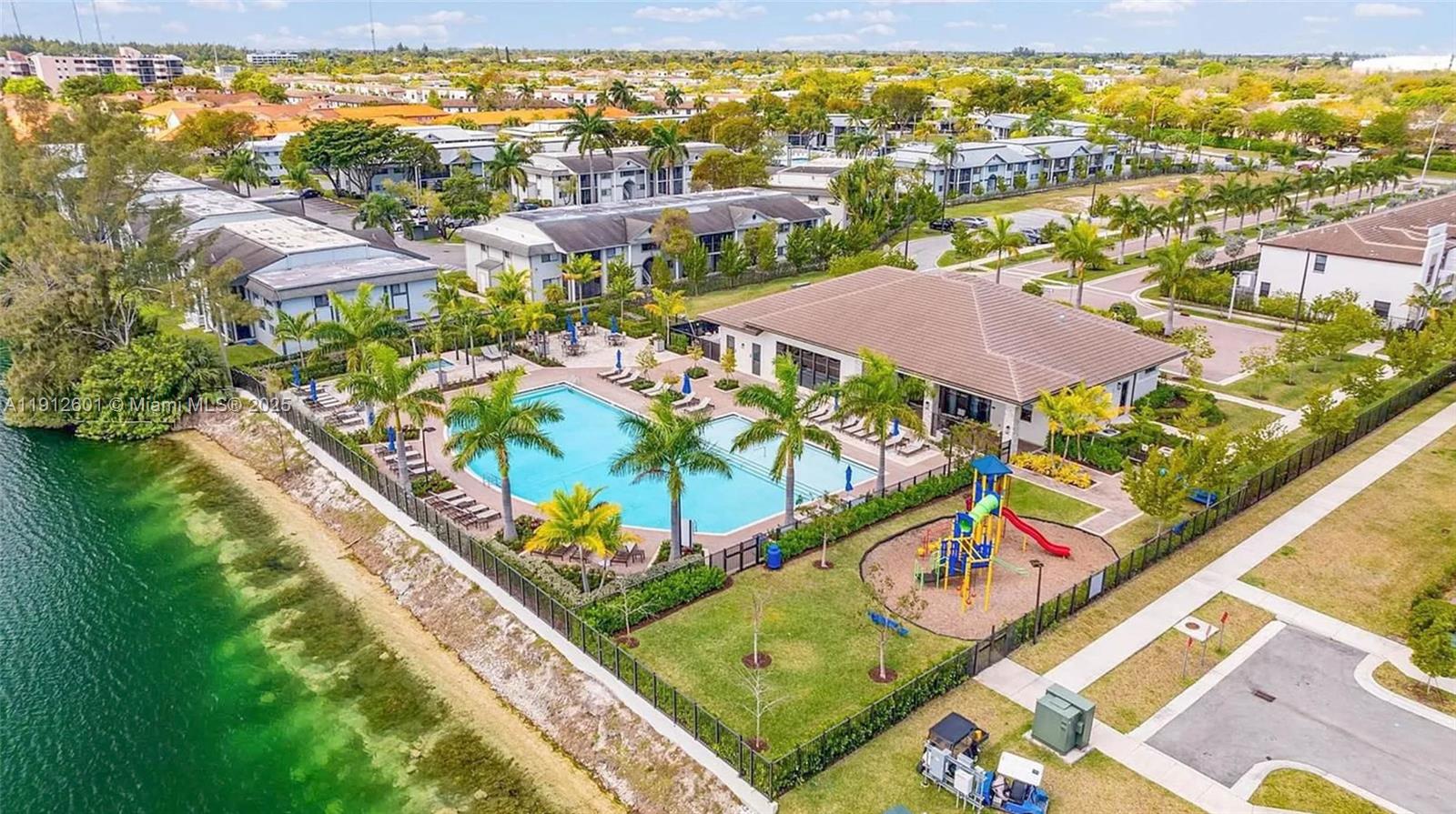 561 Northeast 208th Terrace, Unit 561 Miami, FL 33179 - Photo 14 of 31 an aerial view of residential houses with outdoor space