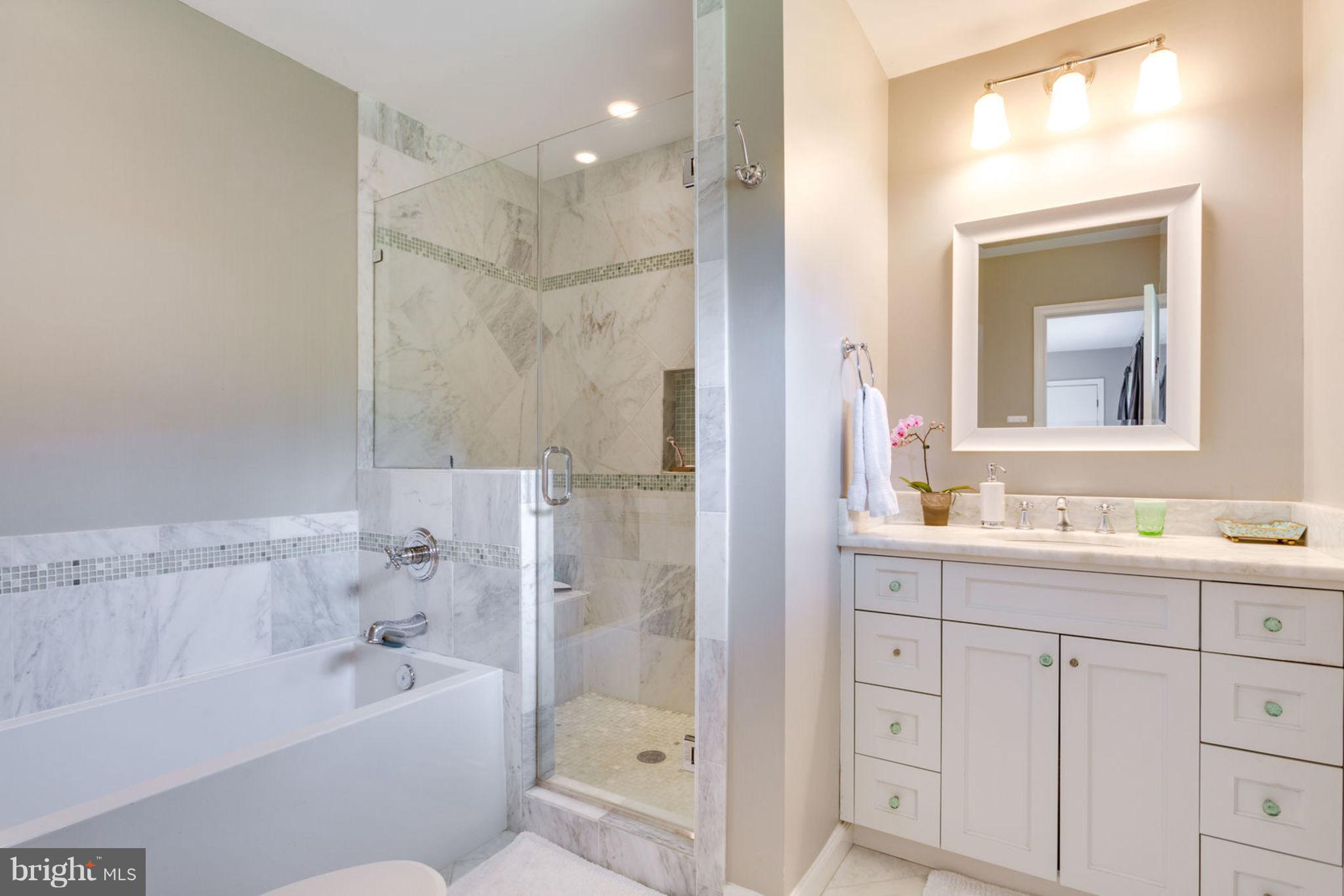 7102 Thrasher Road McLean, VA 22101 - Photo 14 of 23 Stunning Owner's Bath with Separate shower