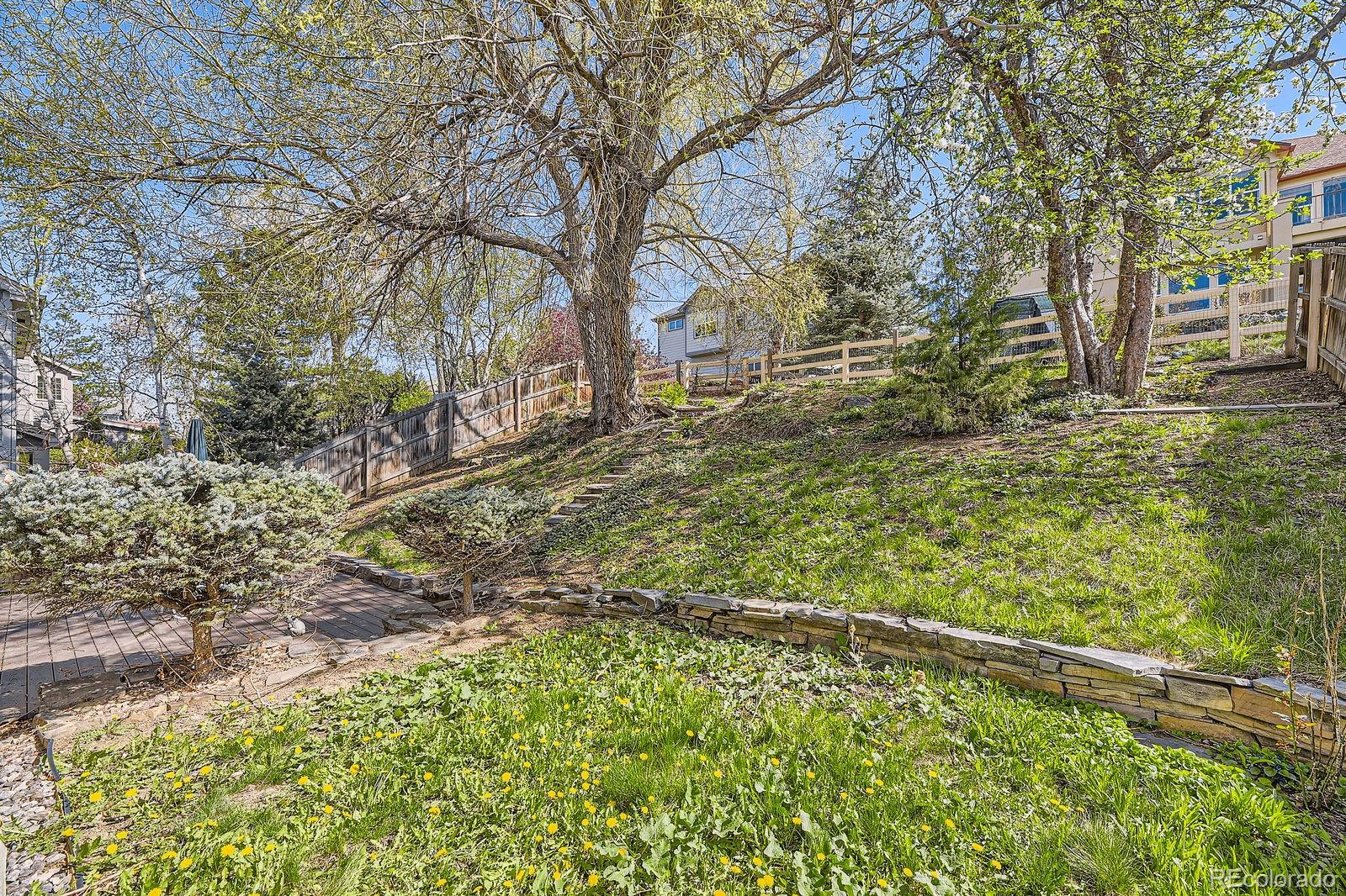 6726 Taft Circle Arvada, CO 80004 - Photo 25 of 41 a backyard of a house with lots of green space
