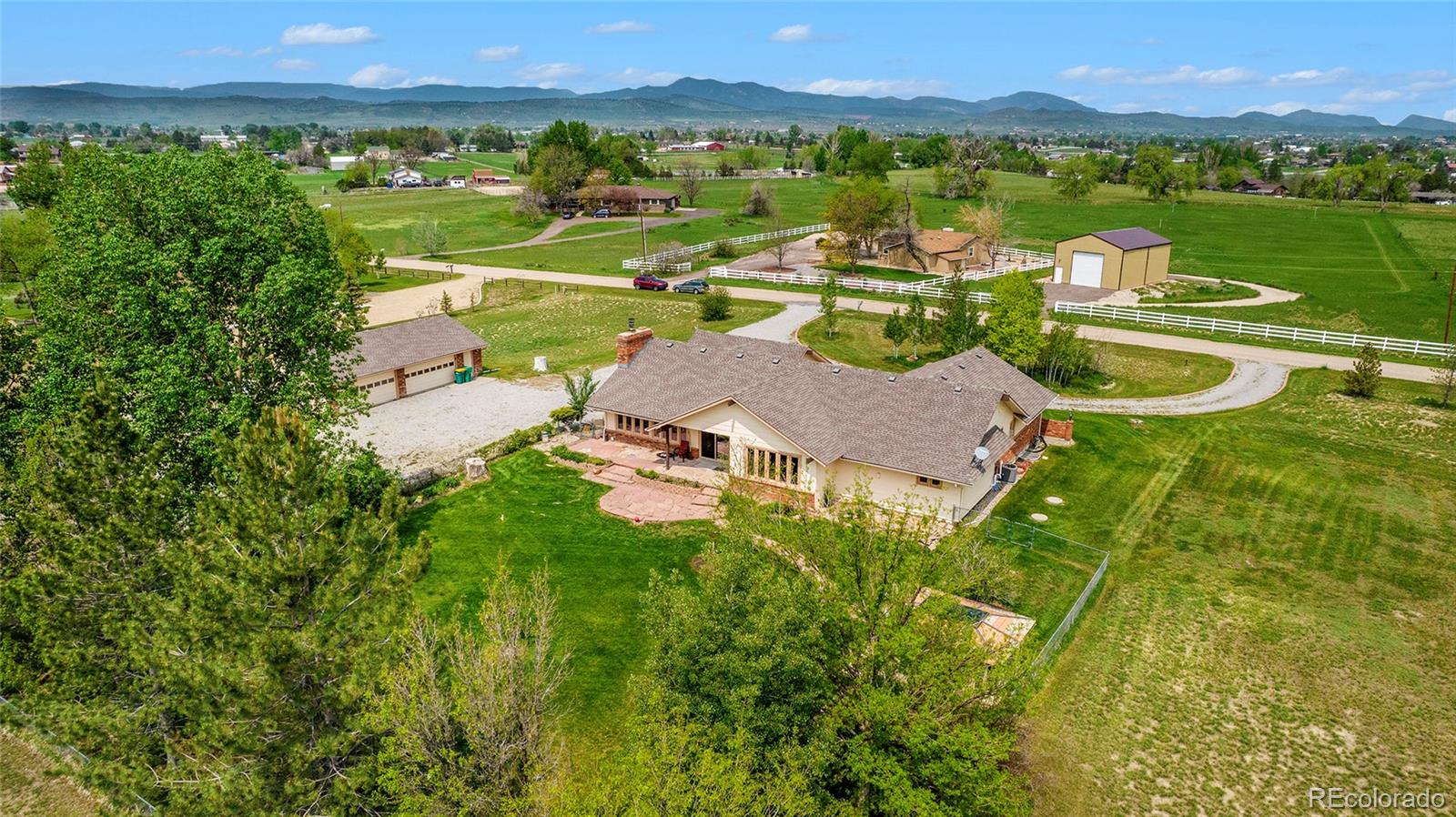 2701 Pheasant Run Berthoud, CO 80513 - Photo 4 of 40 a view of a city with mountains in the back