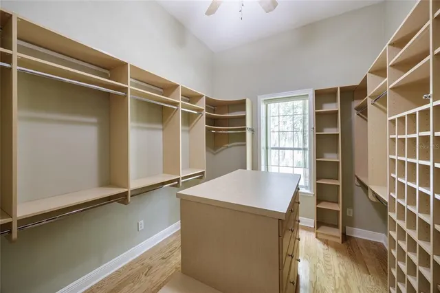 a room with storage and utility