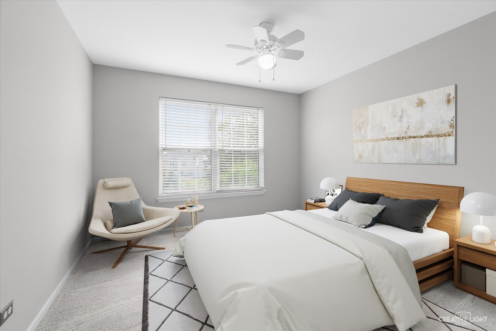 19 Lily Court Bolingbrook, IL 60440 - Photo 17 of 31 a bedroom with a bed and chair