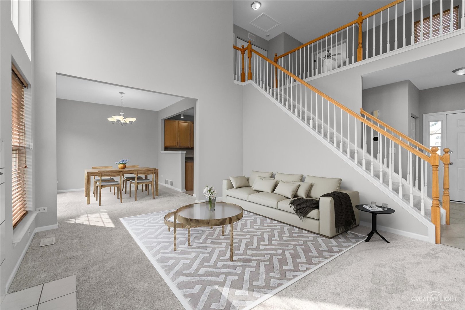 19 Lily Court Bolingbrook, IL 60440 - Photo 5 of 31 a living room with furniture and stairs