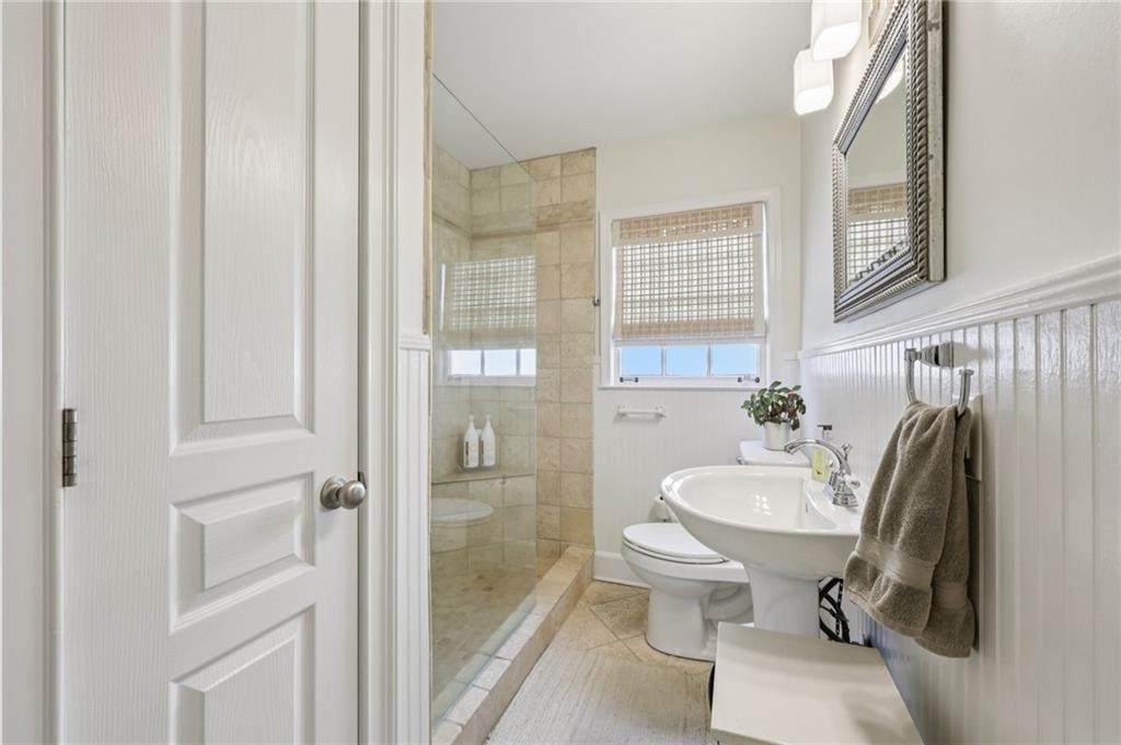 101 Dartmouth Avenue Avondale Estates, GA 30002 - Photo 21 of 53 a bathroom with a toilet sink and shower