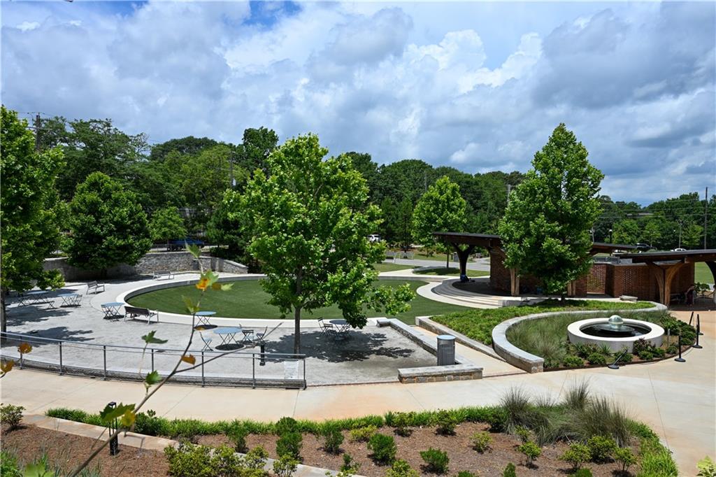 101 Dartmouth Avenue Avondale Estates, GA 30002 - Photo 50 of 53 a view of a backyard with plants and patio