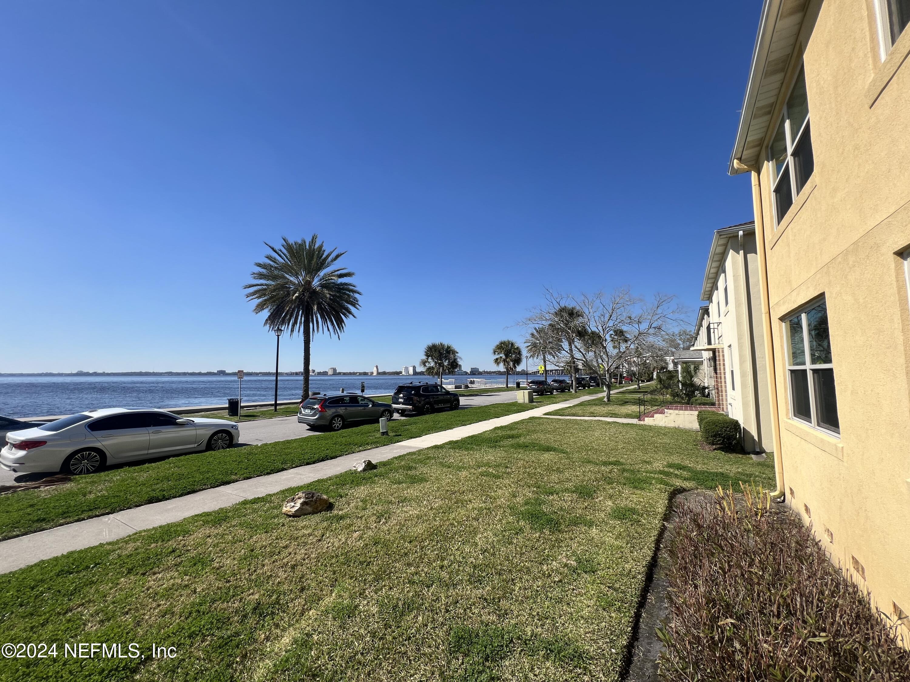 1781 River Road, Unit 4 Jacksonville, FL 32207 - Photo 3 of 24 a view of a backyard with a garden and plants