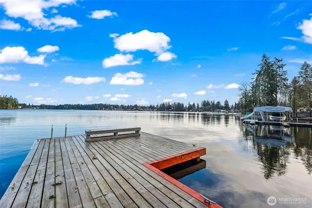 a view of swimming pool with a backyard