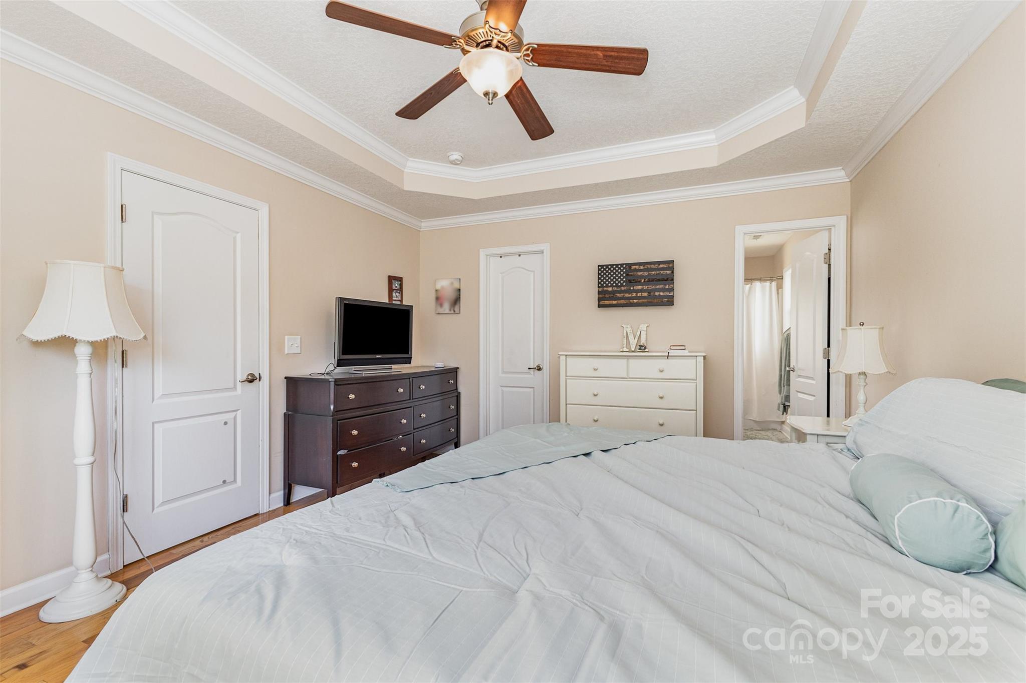 439 Pamela Road York, SC 29745 - Photo 11 of 35 a bedroom with a bed and a flat screen tv