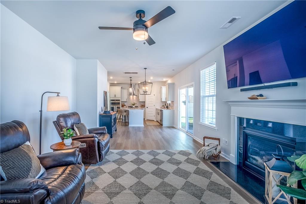 2820 Lacy Holt Road Graham, NC 27253 - Photo 15 of 39 Great Room looking to breakfast area and kitchen