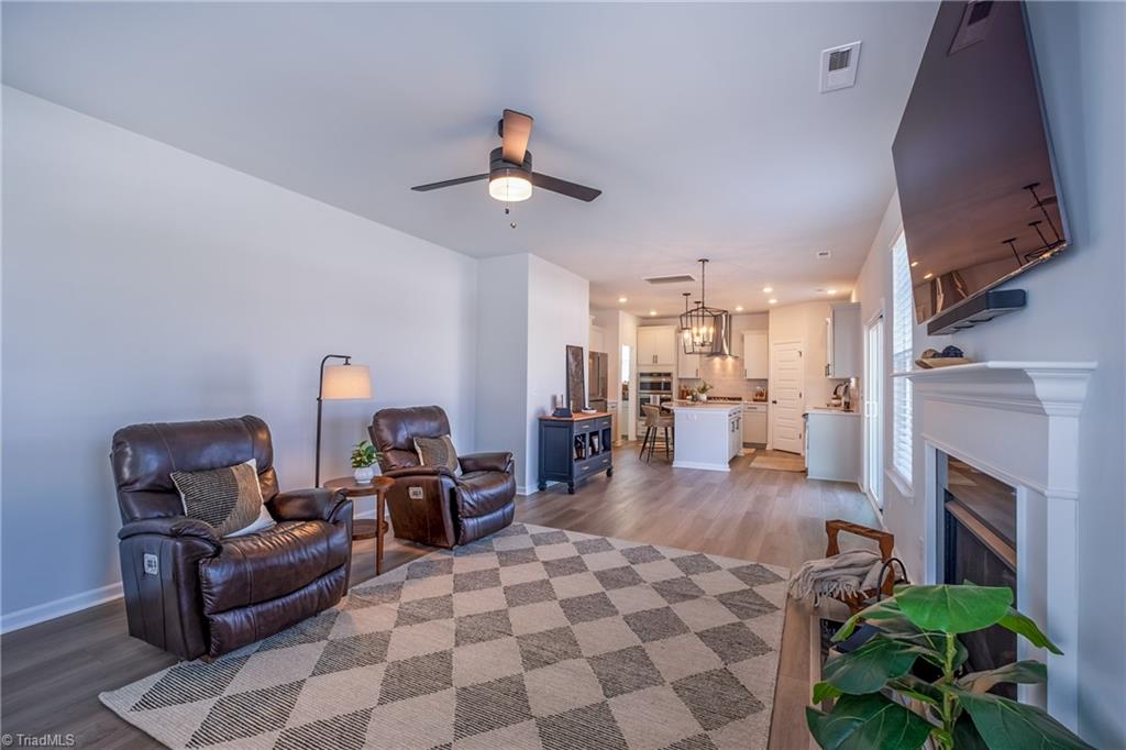 2820 Lacy Holt Road Graham, NC 27253 - Photo 16 of 39 Great Room looking to breakfast area and kitchen