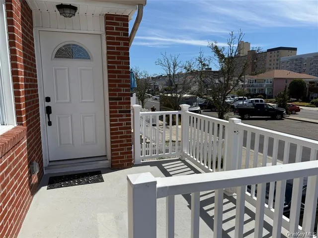 a view of city from balcony