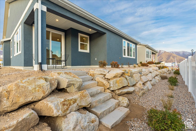 2033 Fortune Lane, Unit 462 Mapleton, UT 84664 - Photo 25 of 27 View of home's exterior with a mountain view