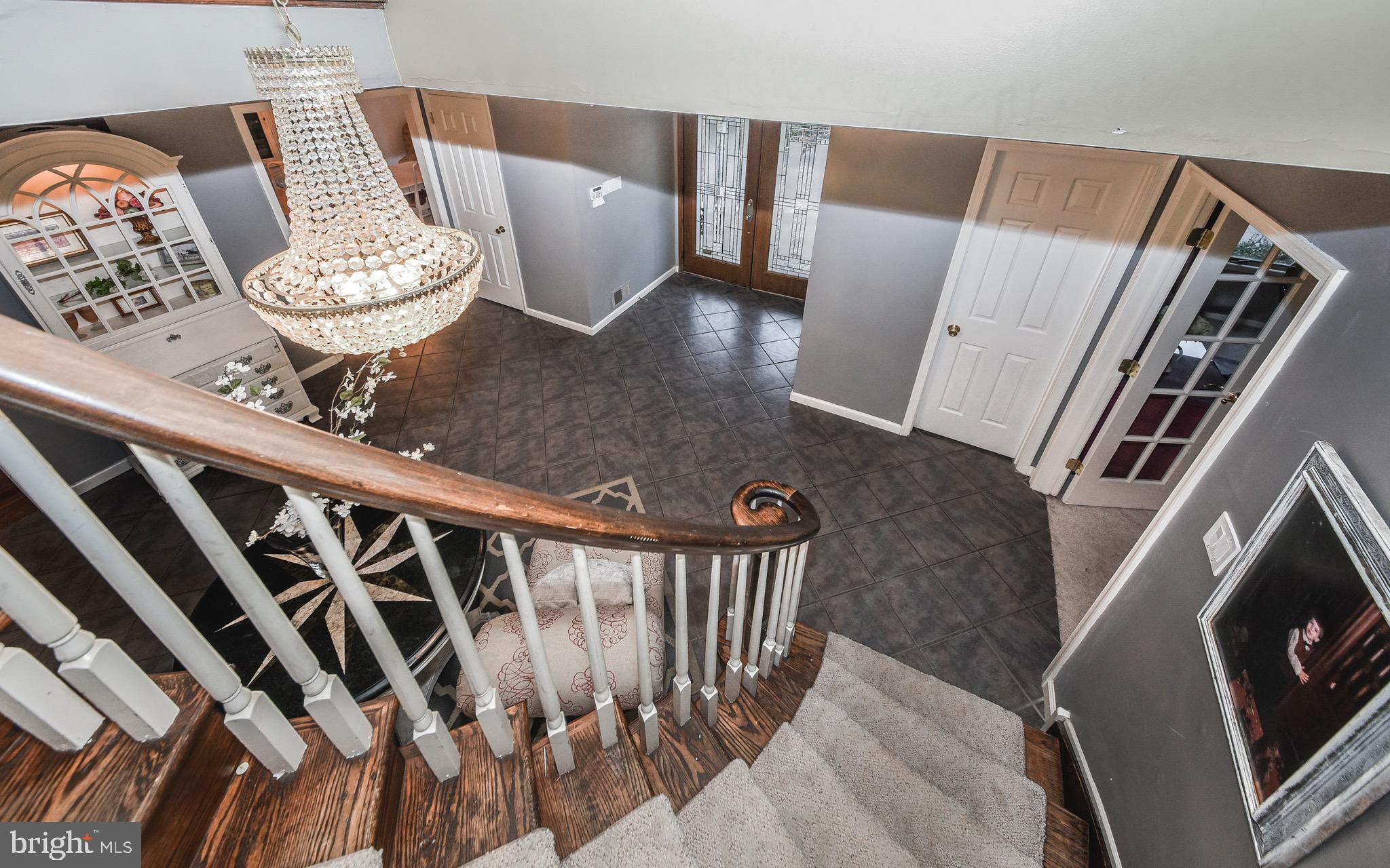 480 Kings Road Yardley, PA 19067 - Photo 30 of 59 Curved staircase looking at the foyer