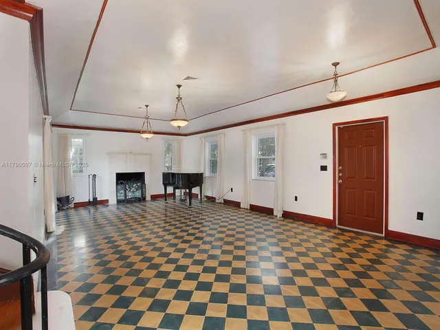 a very nice looking room with a large window