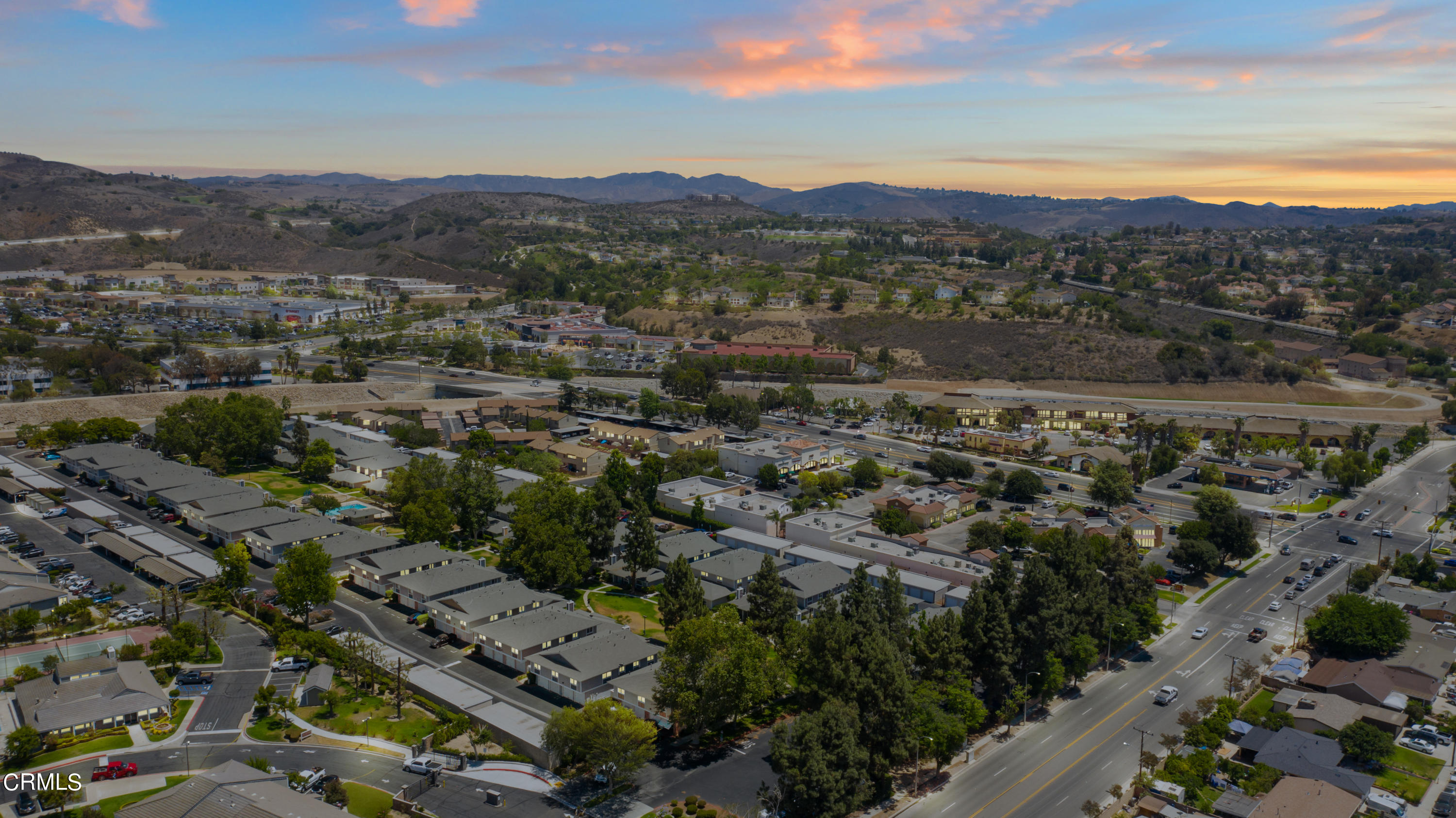 510 Spring Road, Unit 118 Moorpark, CA 93021 - Photo 23 of 24 a view of a city with mountains in the background