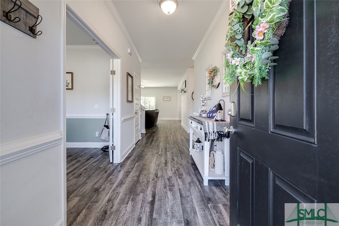 55 Saddlebrush Road Ellabell, GA 31308 - Photo 14 of 50 Wide foyer with home office to the left