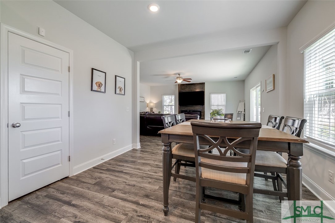 55 Saddlebrush Road Ellabell, GA 31308 - Photo 22 of 50 Dining area with great room beyond