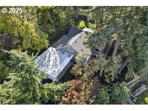 a view of a back yard of the house