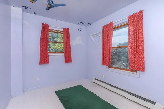 an empty room with a empty space