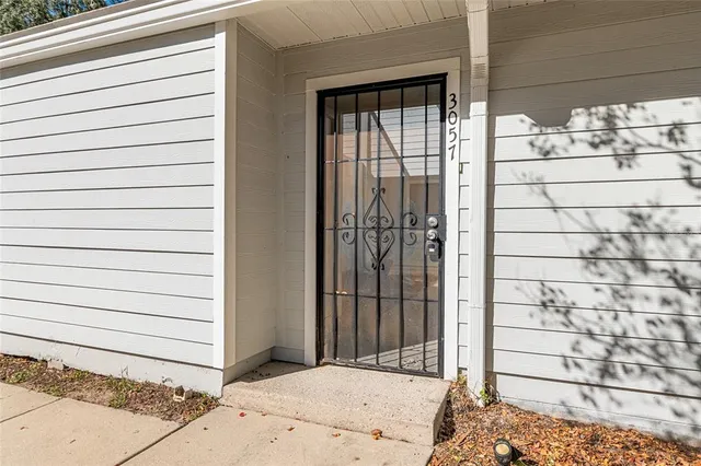 a view of a door front of a house