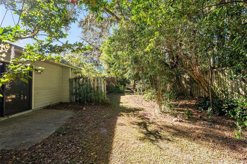 3057 Northwest 28th Circle Gainesville, FL 32605 - Photo 48 of 50 a view of a yard with plants and trees
