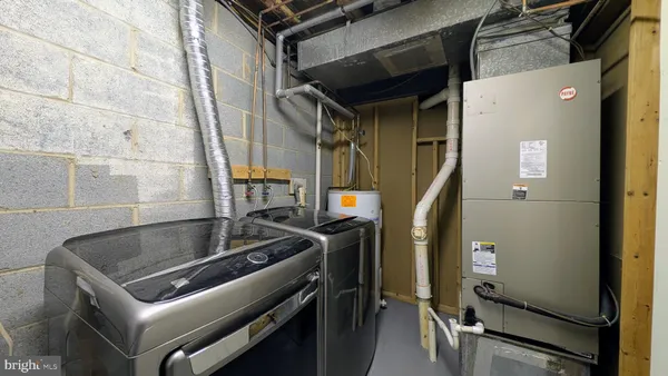 a room with storage and utility