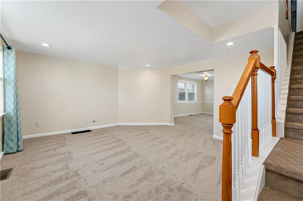 357 Gregg Street Carnegie, PA 15106 - Photo 5 of 34 a view of a room with stairs and wooden floor