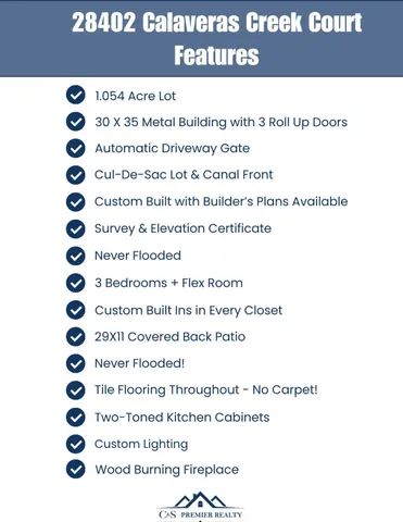 $499,900 | 28402 Calaveras Creek Court, Houston, TX 77336