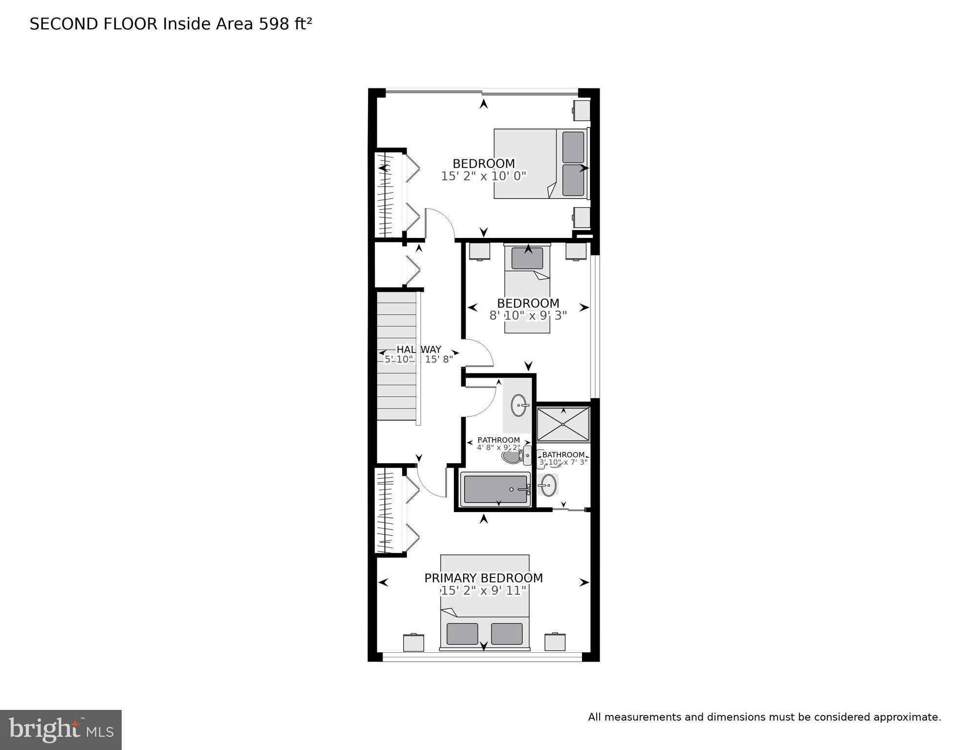 345 O Street Southwest Washington, DC 20024 - Photo 22 of 46 a picture of a floor plan