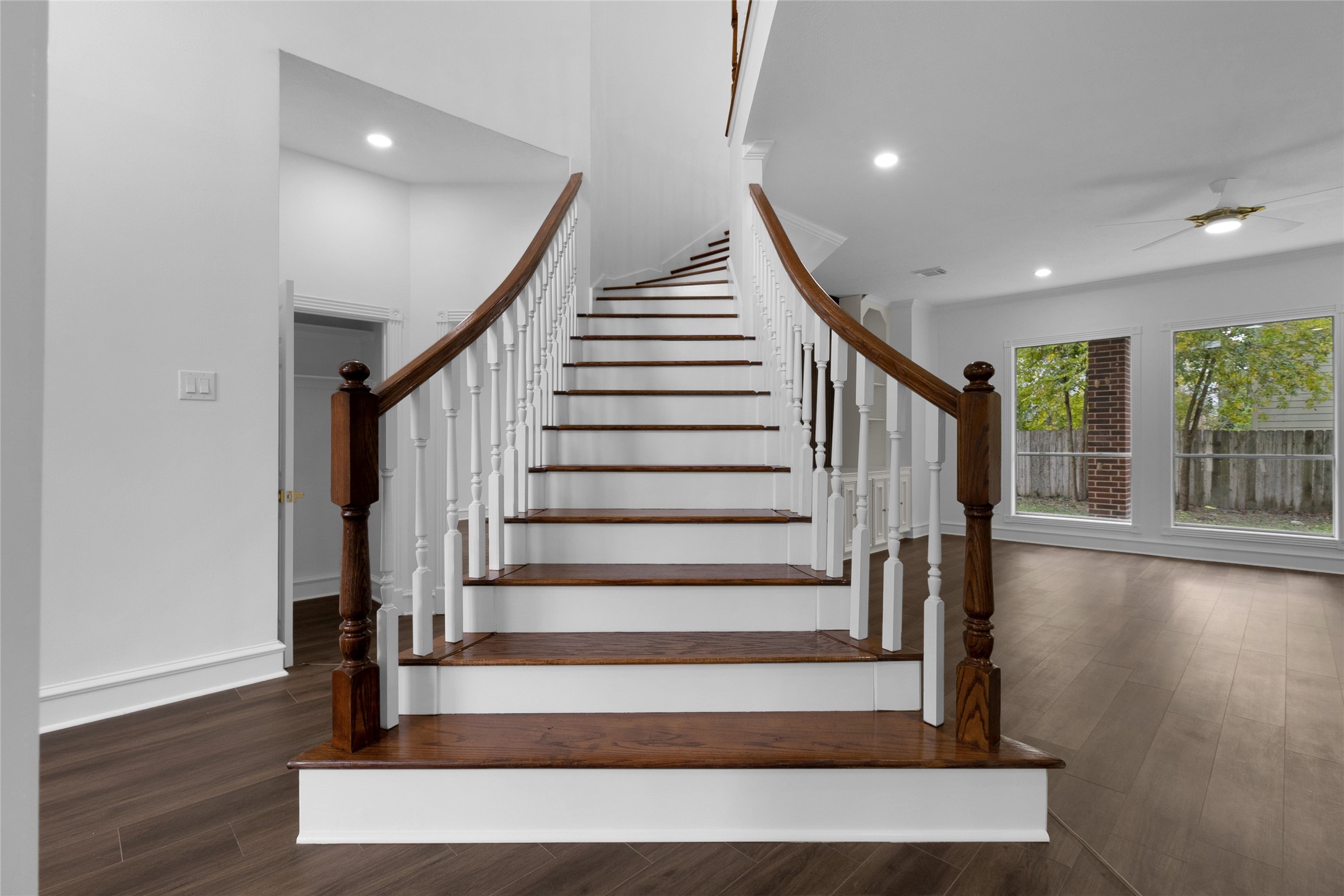 17519 Shelburne Lane Spring, TX 77379 - Photo 13 of 48 Beautiful stairs leading up to the second floor
