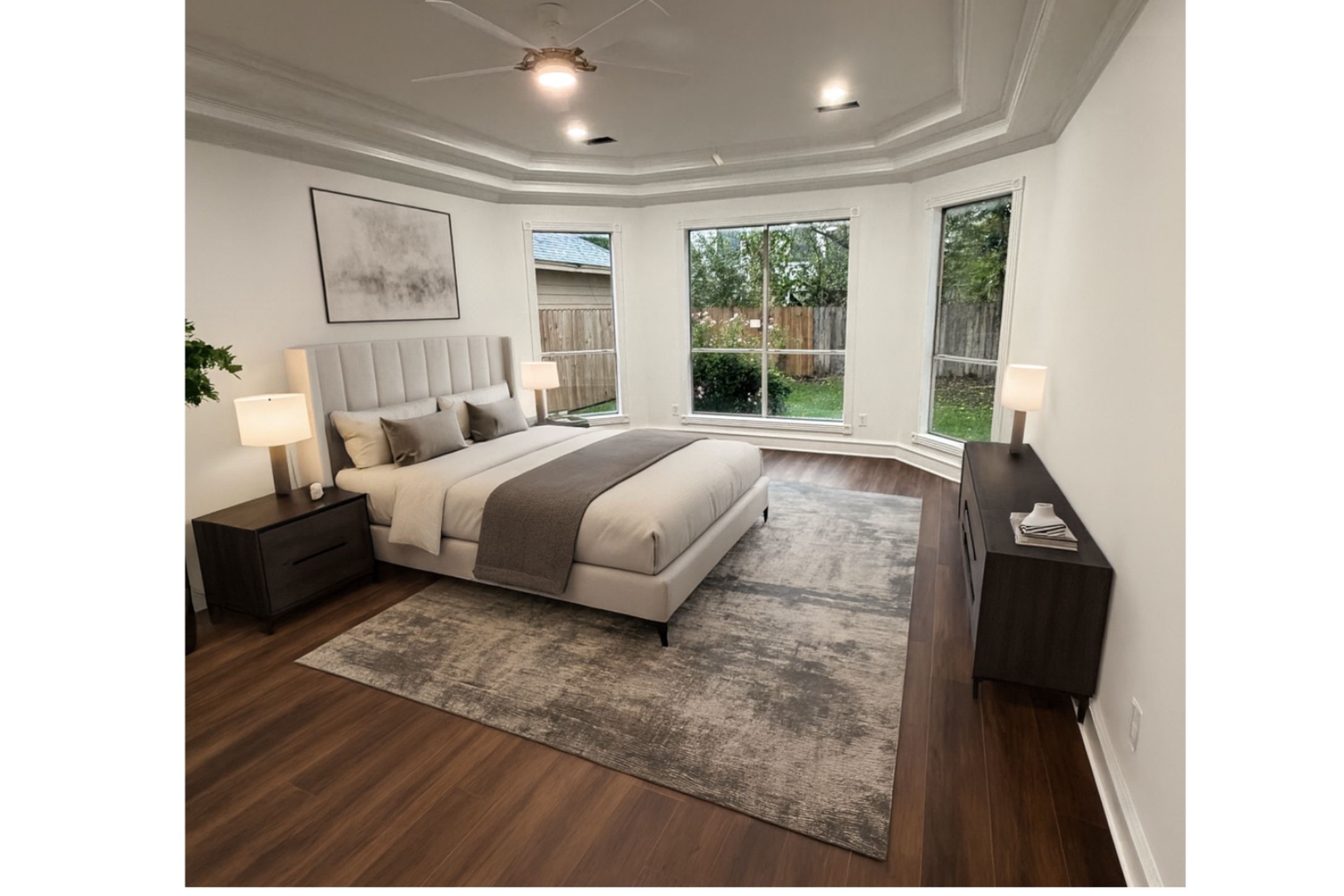 17519 Shelburne Lane Spring, TX 77379 - Photo 28 of 48 Main bedroom (Virtually Staged)