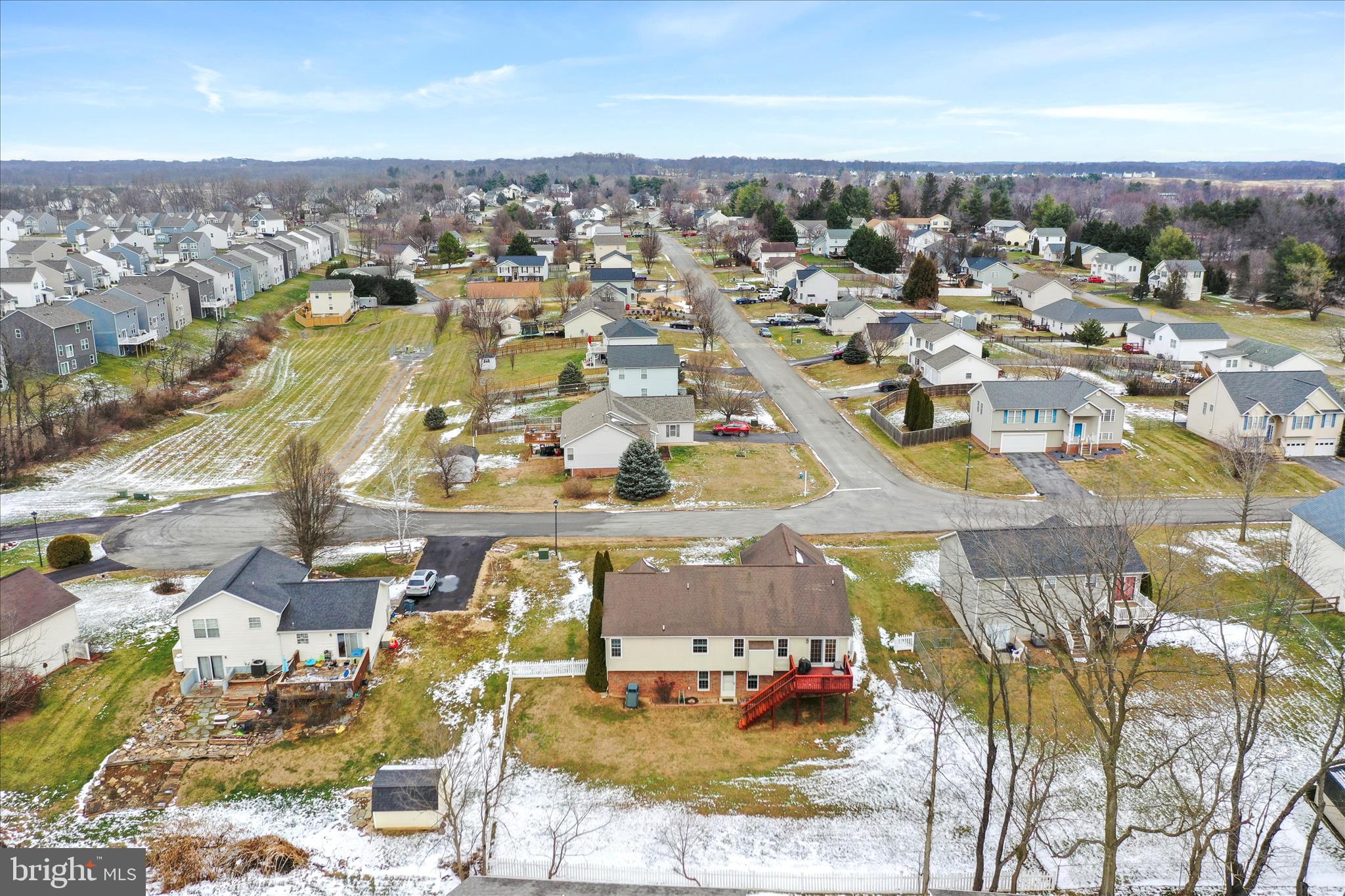 107 Briar Run Drive Ranson, WV 25438 - Photo 42 of 45 an aerial view of residential houses with outdoor space