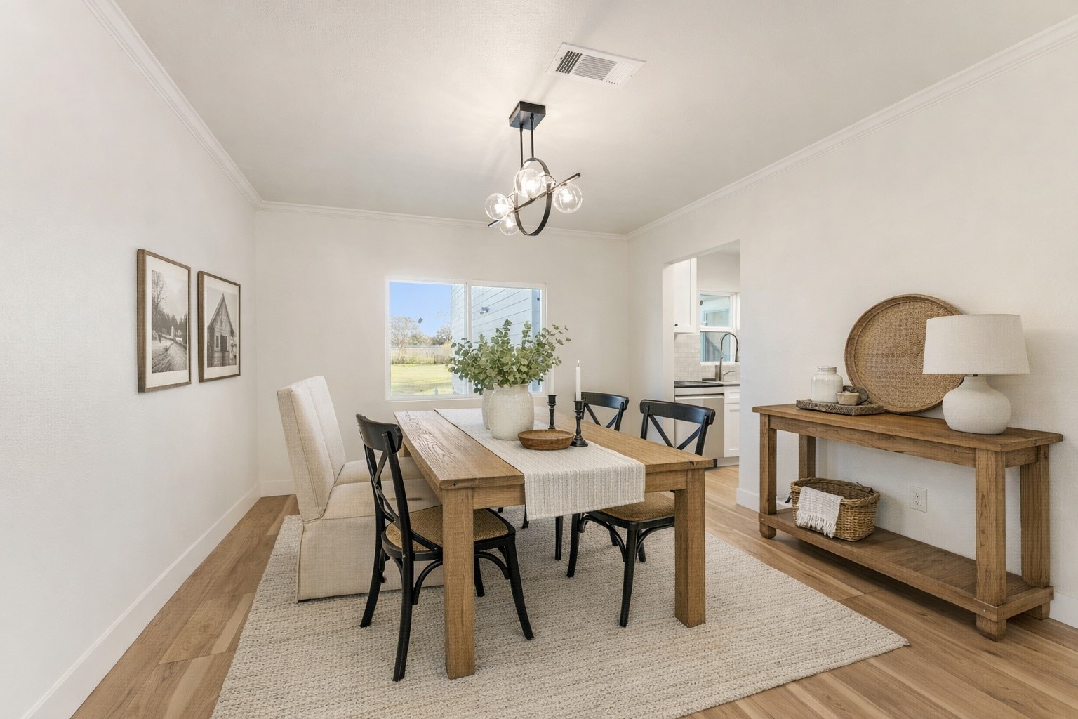24521 Magnolia Road Hockley, TX 77447 - Photo 10 of 50 a dining room with a table chairs and a fireplace