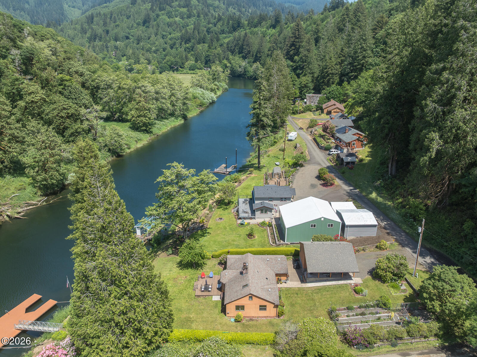 664 Little Switzerland Road Tidewater, OR 97390 - Photo 63 of 68 Aerial