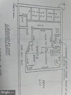 a view of a bathroom with mirror