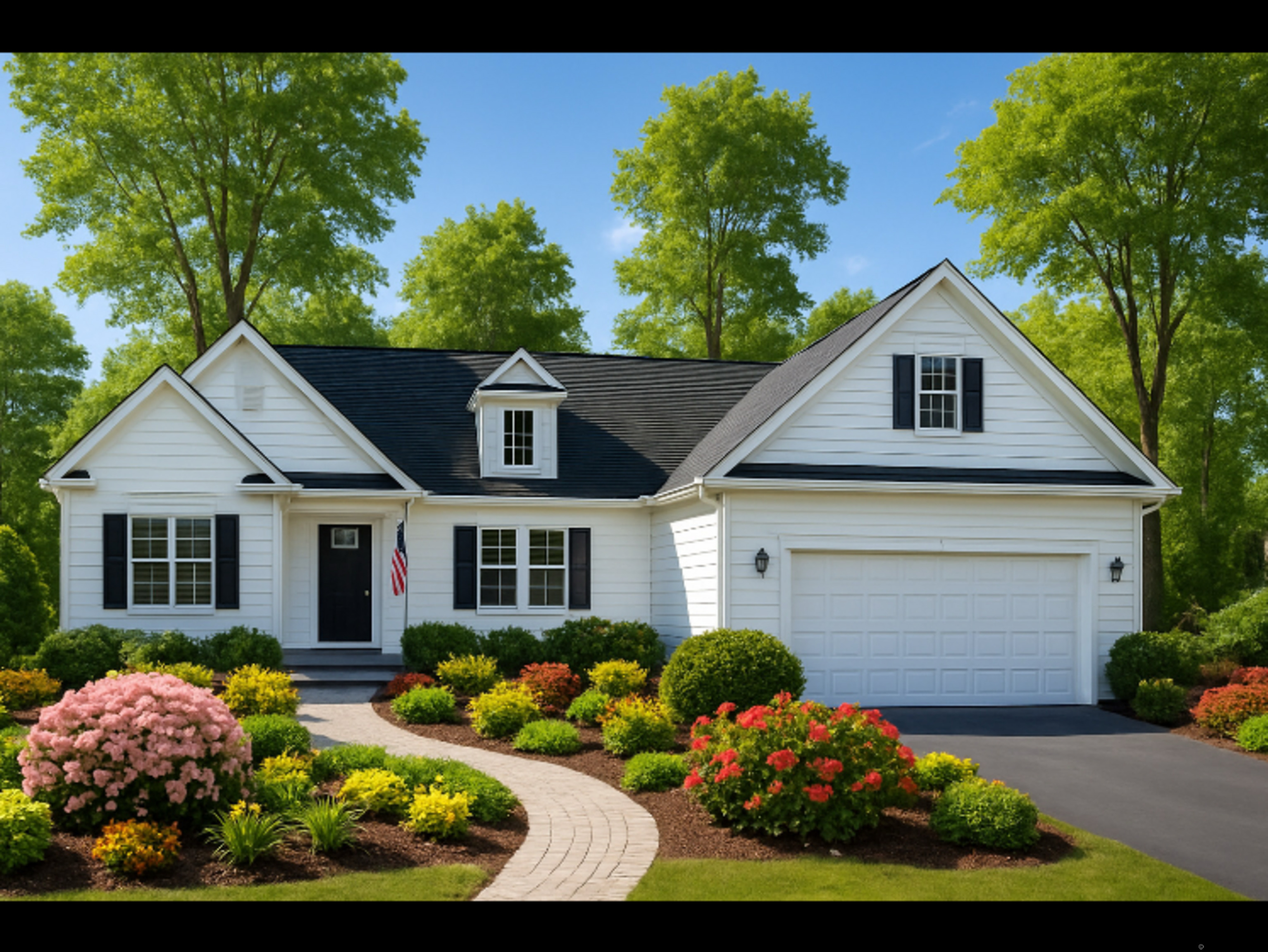 175 Ramstein Road New Hartford, CT 06057 - Photo 1 of 1 a front view of a house with a garden and plants