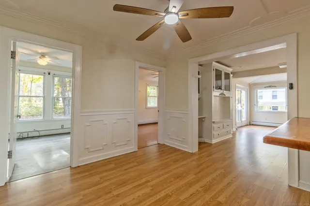 a view interior of the house and wooden floor
