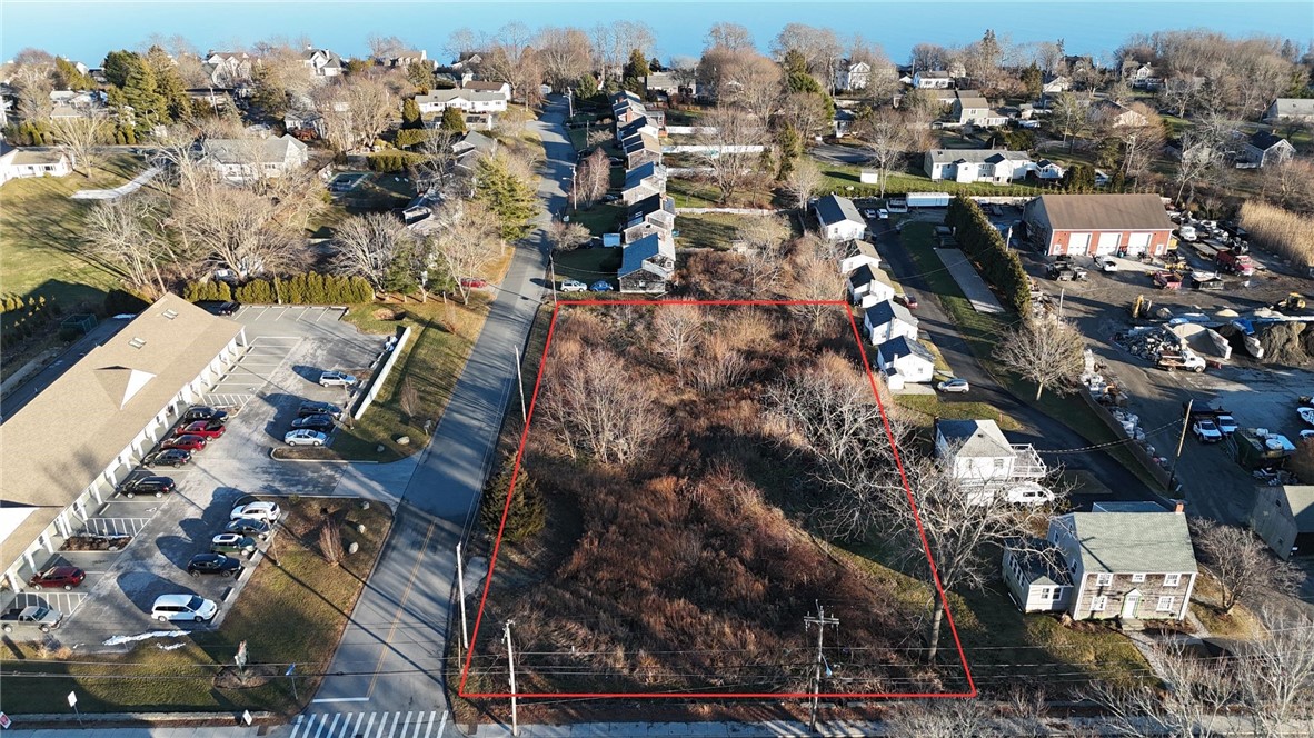 Aerial View Looking East Toward Sakonnet River