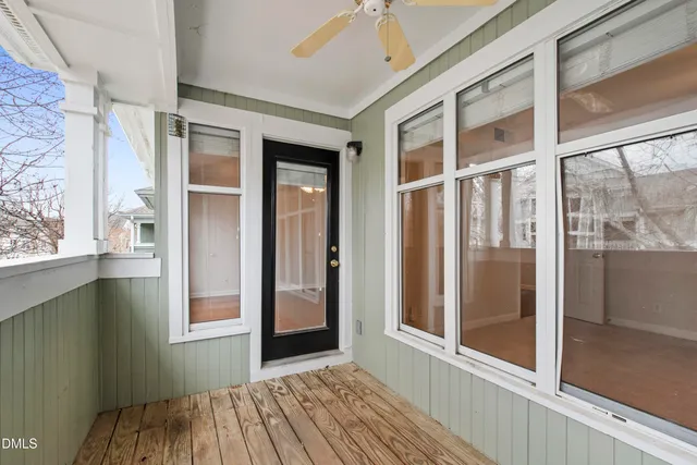 a view of front door