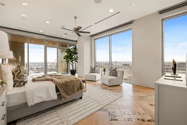a view of kitchen island with cabinets