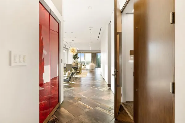 a view of a living room